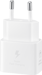 Cargador de red GaN USB-C 25W + Cable USB-C Blanco, Producto oficial de Samsung