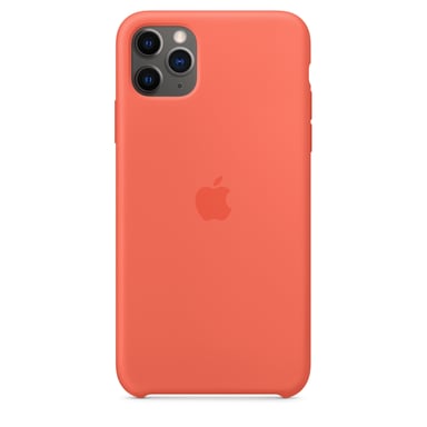 Custodia in silicone per iPhone 11 Pro Max Arancione