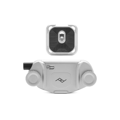 PEAK DESIGN Capture clip V3 argento con vassoio standard - CPS3