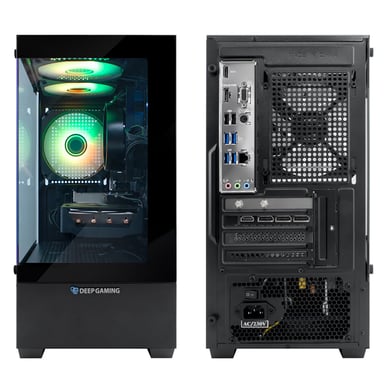 DeepGaming - PC Gamer Spectre AMD Ryzen 7-5700G, 32GB RAM, Nvidia RTX 5060 8GB, 1TB M.2, WiFi + Bluetooth, Windows 11 Pro, Noir