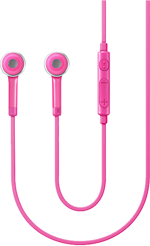 Kit piéton Filaire Jack 3.5mm3 boutons Rose Samsung