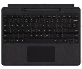 Microsoft Stylet et Clavier Type Cover pour Surface Pro X Noir