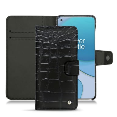 Housse cuir OnePlus 8T - Rabat portefeuille - Noir - Cuirs spéciaux