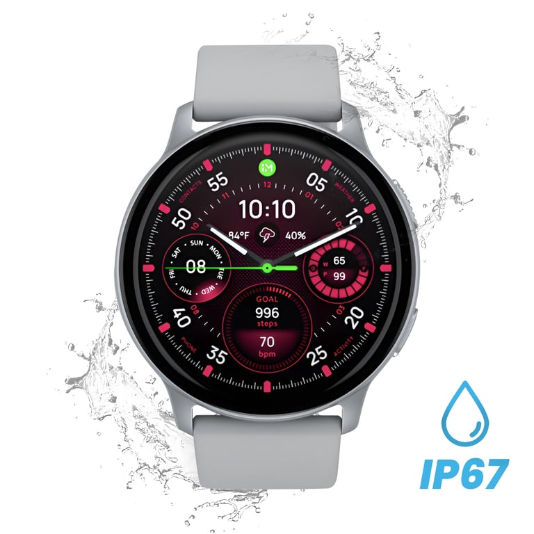 Montre Connectée Sport avec Suivi Santé Autonomie 7j Étanche IP67 Neuf - vue 3