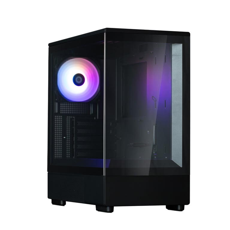 Boîtier PC Mini Tour sans alim ZALMAN P10 Micro ATXMini ITX 1x120mm A RGB USB C3.0HD Audio Verre trempé