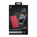 Diarycase 2.0 Coque clapet en cuir véritable avec support aimanté pour Apple iPhone 13, Rouge Bordeaux