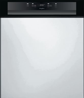 Lave-vaisselle intégrable Whirlpool WBC3C26B - Programmateur 6ème Sens, 8 programmes, départ différé 24h, moteur induction, multizone, panier modulable, économie d'eau et d'énergie jusqu'à 50% - Neuf
