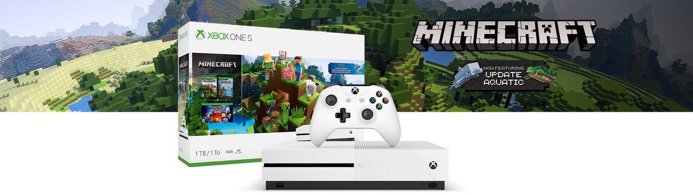 Microsoft Xbox One + Minecraft Wifi Bon état - vue 2