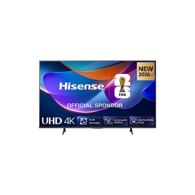 Televisor LED Smart Hisense 50A6S 50'' 4K UHD VIDAA Negro, Dolby Vision, Wi-Fi, AI Upscaling, MEMC, HDMI 2.1 y juego de baja latencia