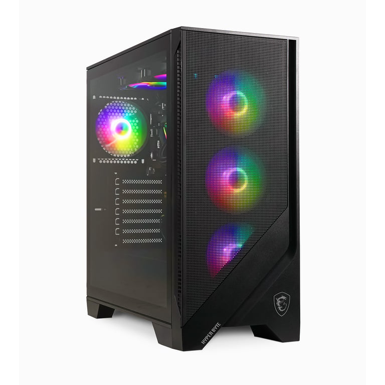 HYPER BYTE Gaming PC / Ordinateur de jeux AMD Ryzen 7 PC Gamer a Vega 8 Tour avec DDR4 Watercool SSD WiFi + Windows 11 Pro Neuf