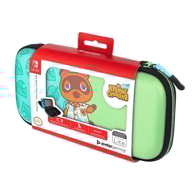 Boîtier robuste Slim Deluxe Animal Crossing Tom Nook Nintendo Bleu, Vert