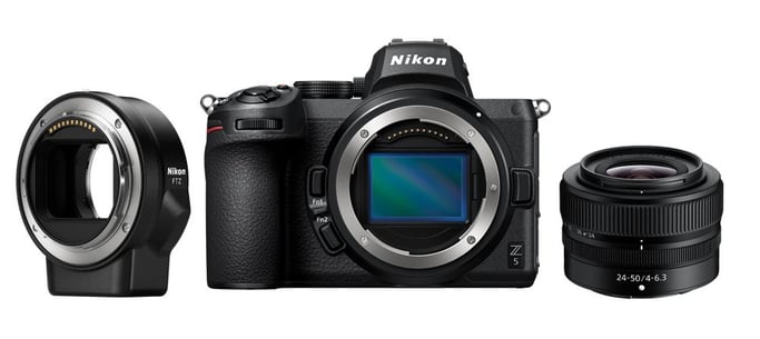 Nikon Z 5 24-50 Kit MILC 24,3 MP CMOS 6016 x 4016 pixels Noir