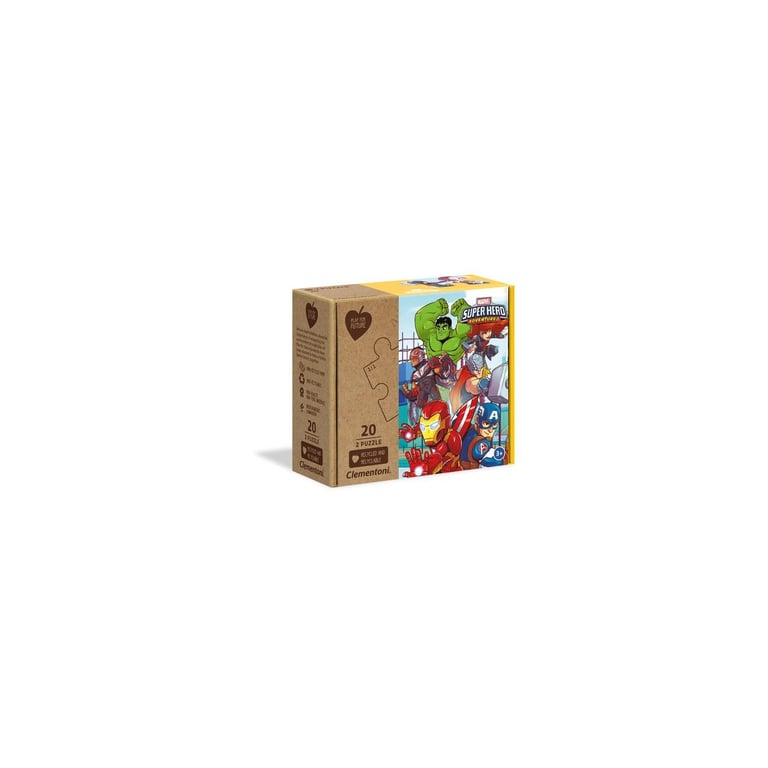 Marvel Puzzle Clementoni Superheroes (2 X 20 Pcs)