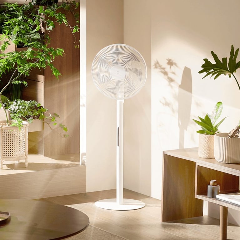 Xiaomi Mijia Smart Standing Fan Pro Slim - Ventilateur sur Pied Xiaomi, Blanc - Neuf
