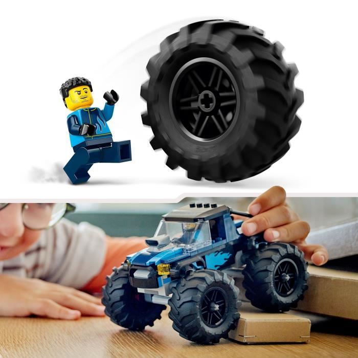 Monster Truck Bleu LEGO City 60402 - Aventure Épique pour Enfants - Neuf