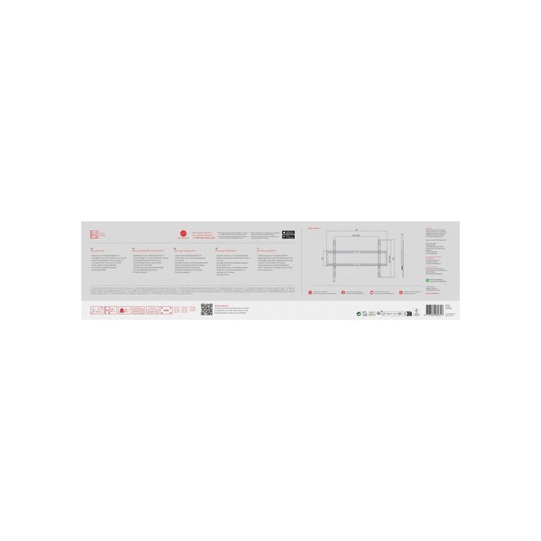 Support mural TV SMART WM2615 Fixe Distance au mur 22 mm TV 32 à 90 pouces - vue 6