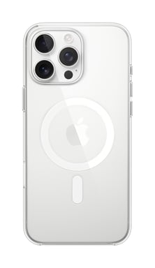 Custodia Apple ClearCase MagSafe per iPhone 16 Pro Max - Trasparente, resistente ai graffi e ricaricabile senza fili