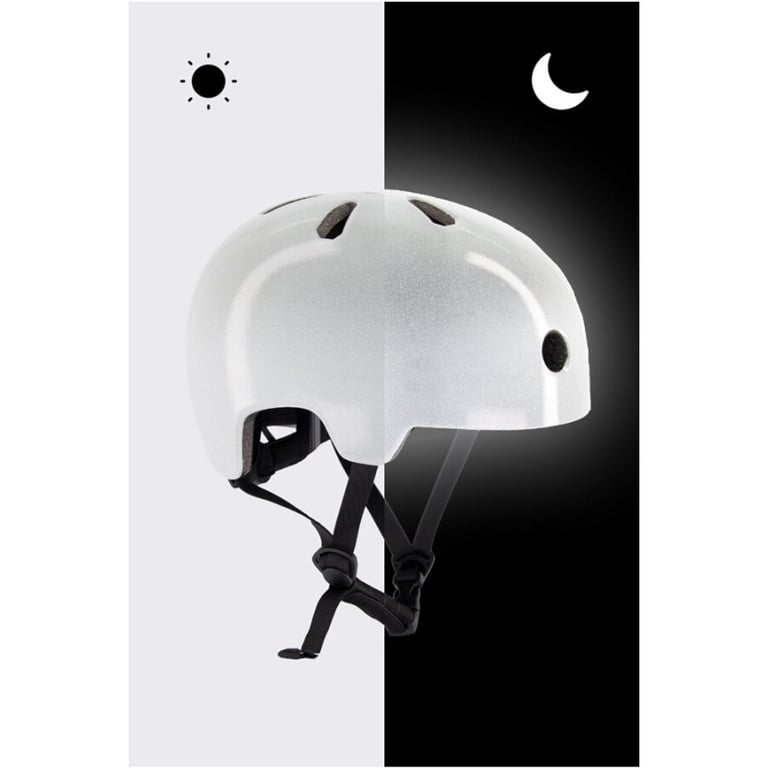 Casque vélo Urban Circus Casque velo reflechissant Blanc - Neuf
