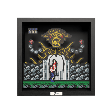 Pixel Frames Contra NES - Taille L 23x23cm
