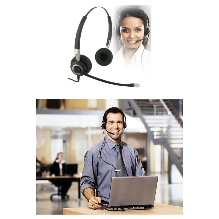 Casque Jabra Biz 2400 II QD Duo NC – Filaire avec Microphone Anti-souffle - vue 3