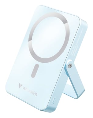 Batterie Externe Charge N Go MagSafe 10000mAh avec Stand Bleu Verbatim - Neuf