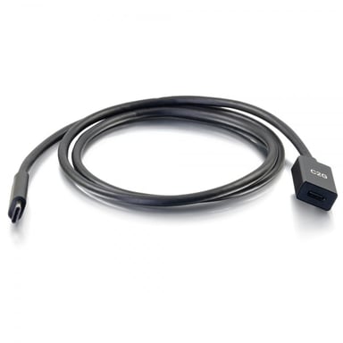 C2G Cable alargador de USB-C a C 3.1 (Gen 2) macho a hembra (10 Gbps) de 90 cm