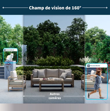 Arlo Pro Caméra de surveillance extérieure 5 2K+, kit de 4 caméras