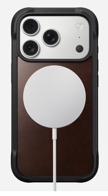 Custodia per iPhone 17 Pro MagSafe in pelle Horween rigida antiurto