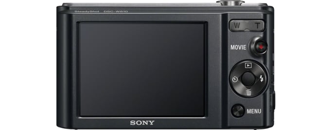 SONY DSC-W810 Nero - Fotocamera digitale compatta con CCD 20 MP e zoom 6x