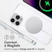 imoshion Coque MagSafe avec cordon amovible pour Apple iPhone 14 Pro Max - Transparent