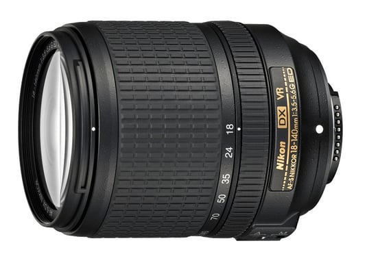 Nikon AF-S DX NIKKOR 18-140 f/3.5-5.6 G ED VR SLR Objetivo telefoto zoom Negro