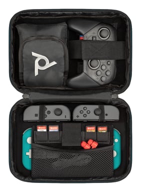 PDP Commuter: GLOW Mario Kart Drift Funda robusta Nintendo Negra, Azul, Gris