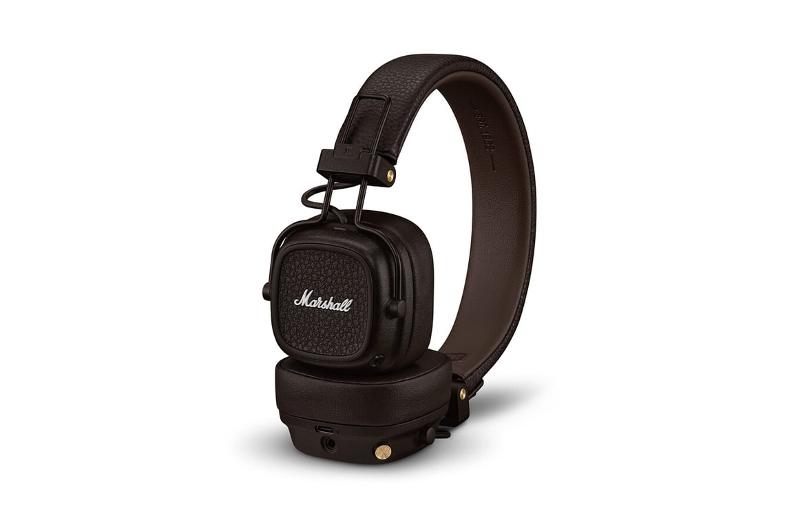 Marshall MAJOR V Casque Avec fil &sans fil Arceau Musique USB Type-C Bluetooth Marron - Neuf
