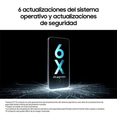 Samsung Galaxy A17 5G 17 cm (6.7'') Ranura híbrida Dual SIM USB Tipo C 8 GB 256 GB 5000 mAh Azul