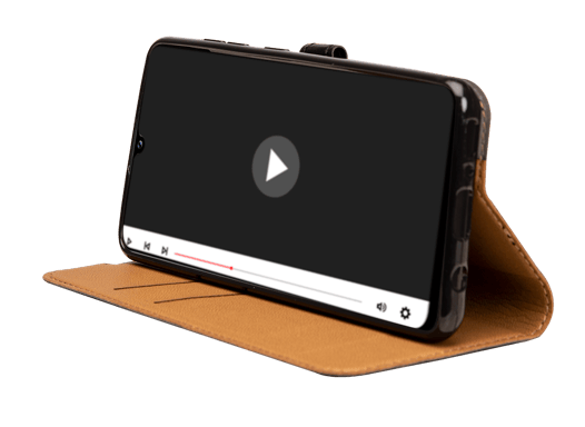 BigBen Connected Funda con cierre para Galaxy A42 5G cartera y lengüeta magnética Negro