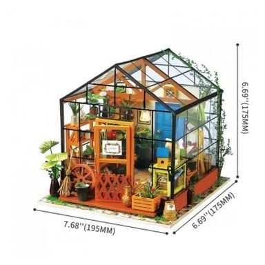 Casa de flores en miniatura de Cathy - Elegante casa de flores