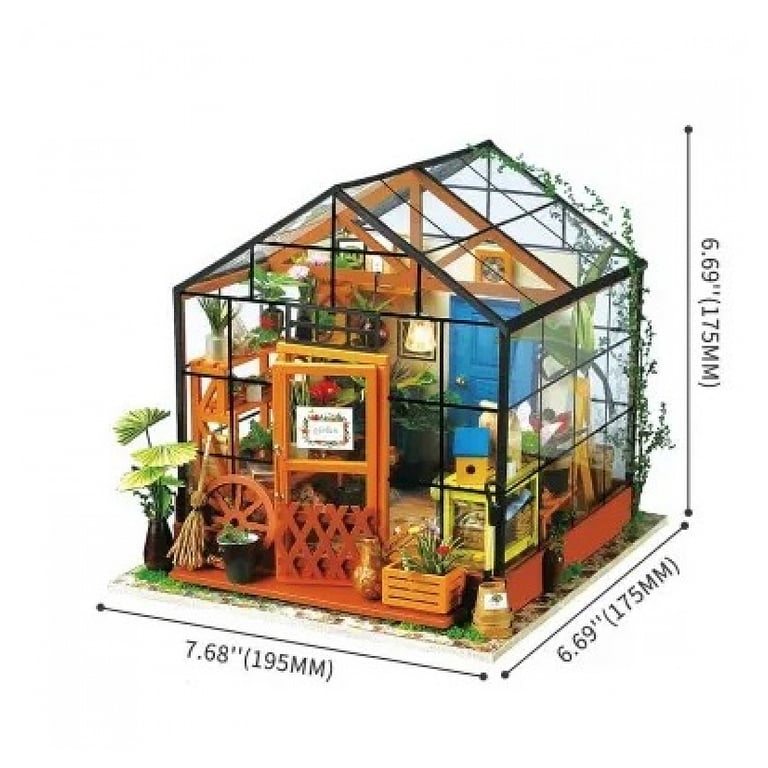 Maquette Rolife Serre livres Book Nook Etude de Sam - vue 6