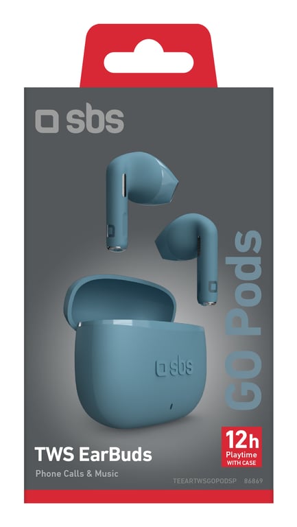 SBS Go Pods Casque True Wireless Stereo TWS Ecouteurs AppelsMusique USB Type C Bluetooth Couleur essence Neuf - vue 2