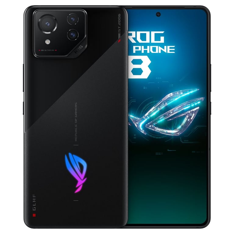 Rog Phone 8 (5G) 256 Go, Noir, Débloqué - Neuf