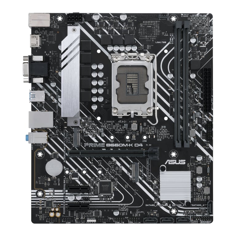 Carte Mère ASUS PRIME B660M K D4 90MB1950 M0EAY0 - vue 3