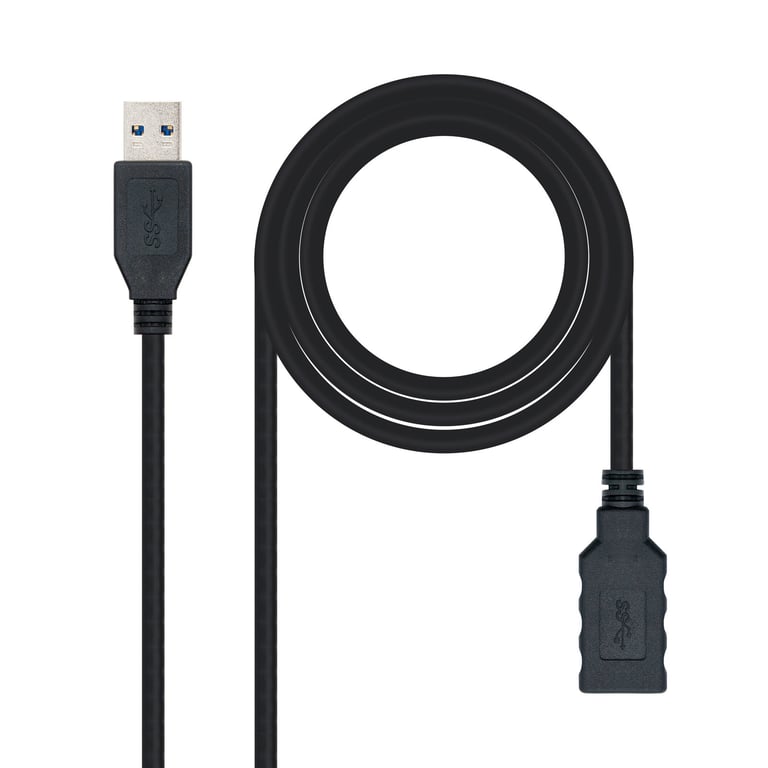 Nanocable 10.01.0903-BK câble USB USB 3.2 Gen 1 (3.1 Gen 1) 3 m USB A Noir - Neuf