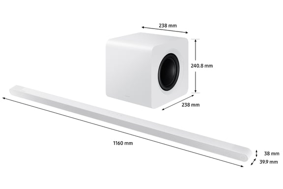 Soundbar Samsung HW-S811D/XE 3.1.2ch 2024 Serie S