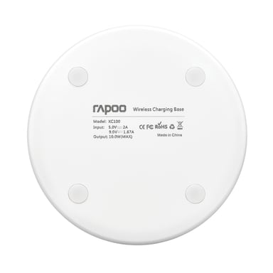 Unità di ricarica wireless QI ''XC100'', 10W, bianco