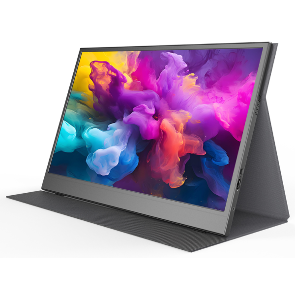 Écran PC Denver PMO 15604 15 6 Full HD IPS Portable HDR Haut parleurs 30ms - vue 2