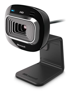 Microsoft LifeCam HD-3000 webcam 1 MP 1280 x 720 píxeles USB 2.0 Negro