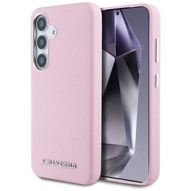 Étui Karl Lagerfeld Saffiano Metal Logo MagSafe pour Samsung Galaxy S25