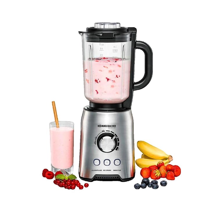 Mélangeur De Table Rommelsbacher MX 1250 – 1200W, 1.75L, Acier Inoxydable - vue 4
