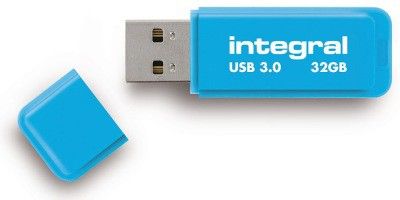 Integral INFD32GBNEONB3.0 lecteur USB flash 32 Go USB Type-A 3.2 Gen 1 (3.1 Gen 1) Bleu - Neuf