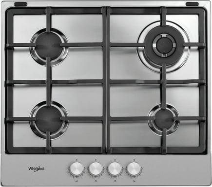 Whirlpool TGML 661 IX Intégré en acier inoxydable 58 cm Gaz 4 brûleurs - Neuf