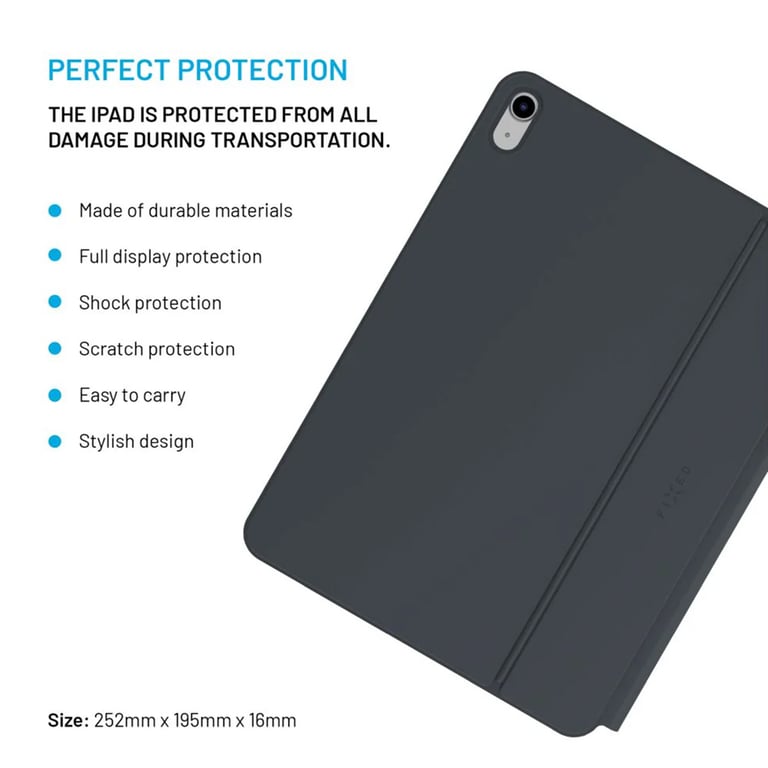 Fixed Typee Coque clavier QWERTY pour iPad 11 2025 11 pouces / iPad 10 2022 10.9 pouces Neuf - vue 3
